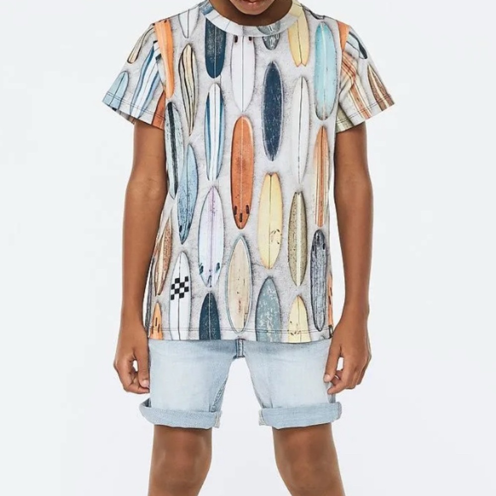 MOLO RAYMONT SURFBOARD PRINT TODDLER BOYS TSHIRT SIZE 4T Euro Size 104